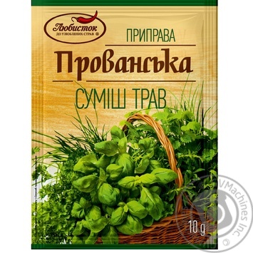 Смесь трав Любисток Прованская 10г купить, цены на МегаМаркет - фото 1