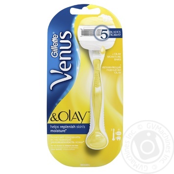 Бритва Venus&OLAY с 1 сменным картриджем купить, цены на МегаМаркет - фото 1