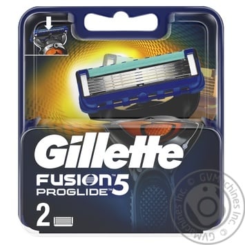 Men's Razor Blade Refills бритья Gillette Fusion ProGlide 2count - buy, prices for MegaMarket - photo 1
