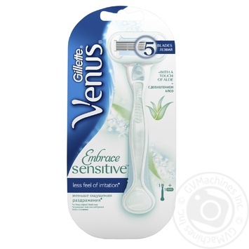 Бритва Venus Sensitive з 1 змінним картриджем купити, ціни на МегаМаркет - фото 1