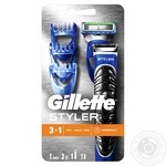 Styler 3-In-1 Men's Body Groomer With Beard Trimmer Gillette Fusion ProGlide Styler