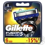 Cartridge Gillette Proglide for shaving 6pcs
