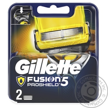 Змінні картриджи для гоління Gillette Fusion ProShield 2шт купити, ціни на МегаМаркет - фото 1