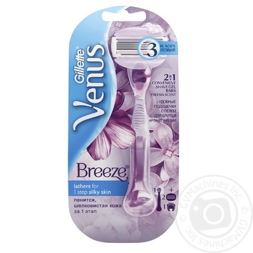 Бритва Venus Breeze з 2 змінними картриджами купити, ціни на МегаМаркет - фото 1