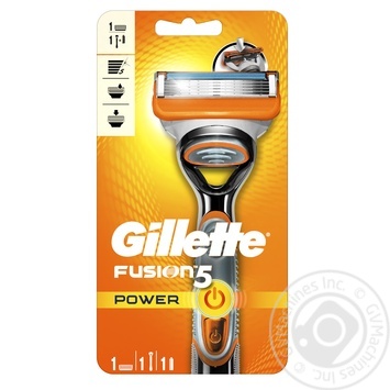 Men's Razor Gillette Fusion Power with 1 Razor Blade - buy, prices for MegaMarket - photo 1