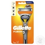 Бритва Gillette Fusion с 1 сменным картриджем