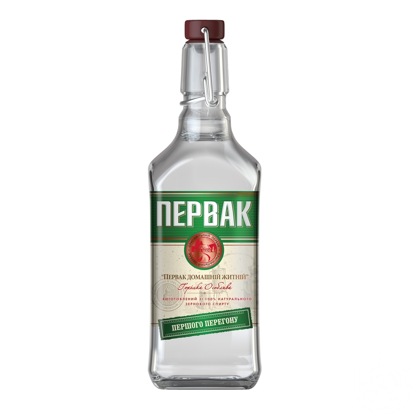 

Водка Первак домашний ржаной первого перегона особая 40% 0,5л