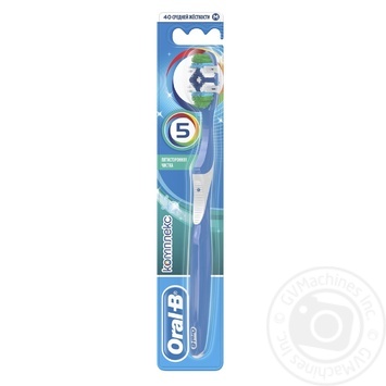 Medium Bristle Toothbrush Oral-B Complex Five-sided Clean - buy, prices for MegaMarket - photo 1