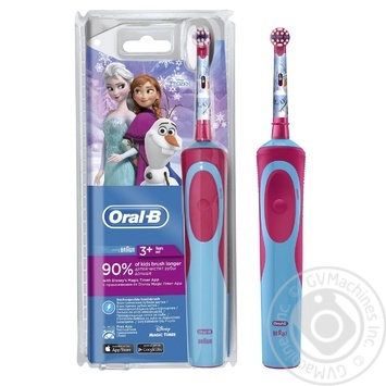 Електрична зубна щітка Oral-B Frozen дитяча купити, ціни на МегаМаркет - фото 1