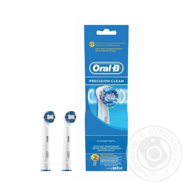 Сменные насадки для электрической щётки Oral-B Precision Clean 2шт купить, цены на МегаМаркет - фото 1