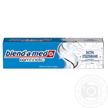 Зубная паста Blend-a-med Комплекс 7 Отбеливание 100мл купить, цены на МегаМаркет - фото 3