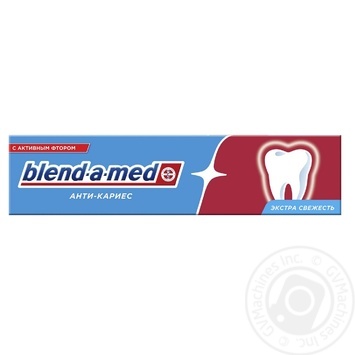 Зубна паста Blend-a-med Анти-кариес Свіжість 100мл купити, ціни на МегаМаркет - фото 1