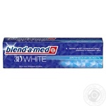 Зубная паста Blend-a-med 3D White Свежесть мятный поцелуй 100мл