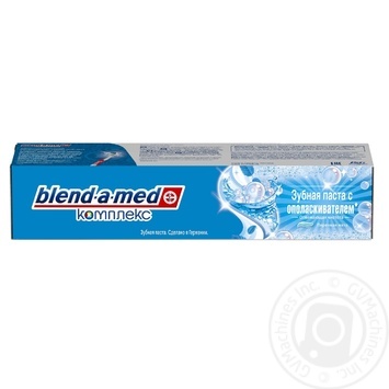 Зубна паста Blend-a-med Комплекс 7 з ополіскувачем 100мл купити, ціни на МегаМаркет - фото 1