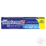 Зубна паста Blend-a-med 3D White Свіжість м'ятний поцілунок 125мл