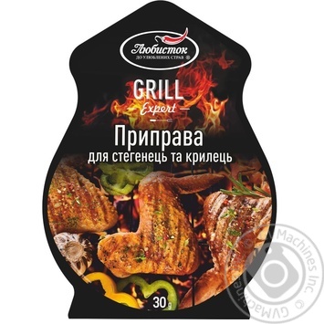 Spices Lyubystok Grill for wings 2.5% 30g - buy, prices for MegaMarket - photo 1