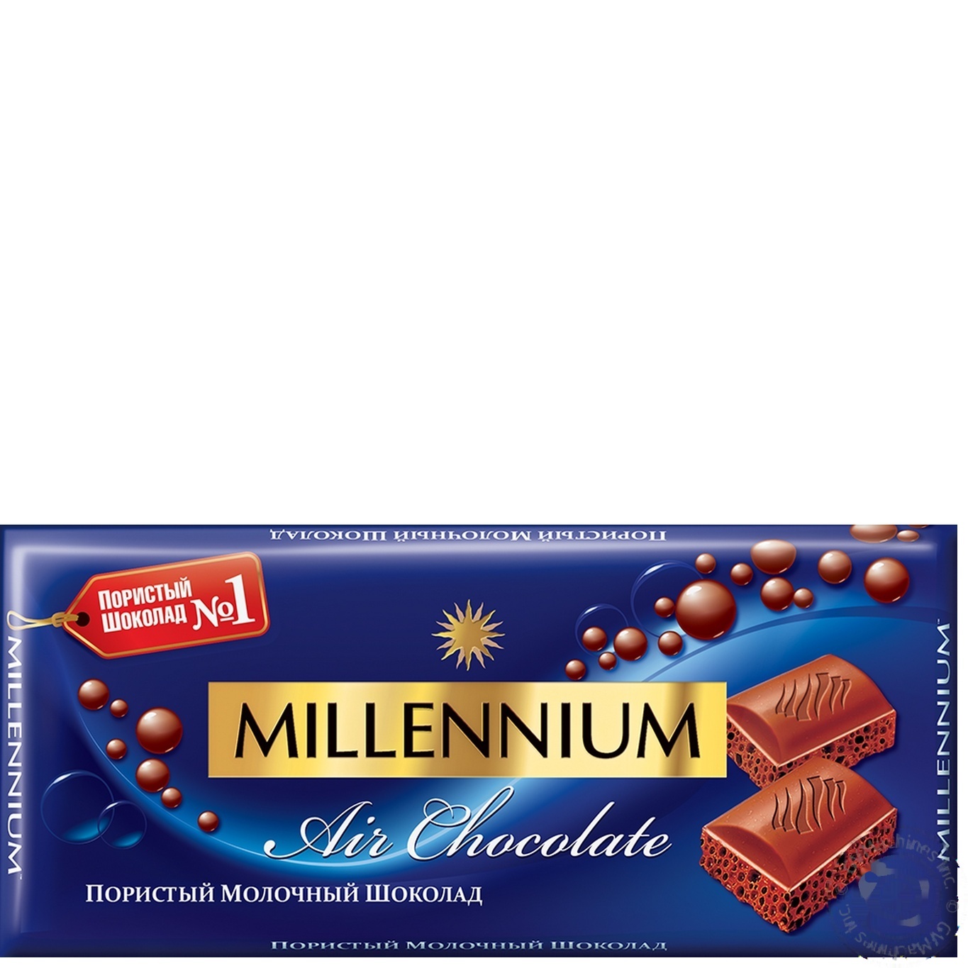 

Шоколад Millennium Premium молочный пористый 90г