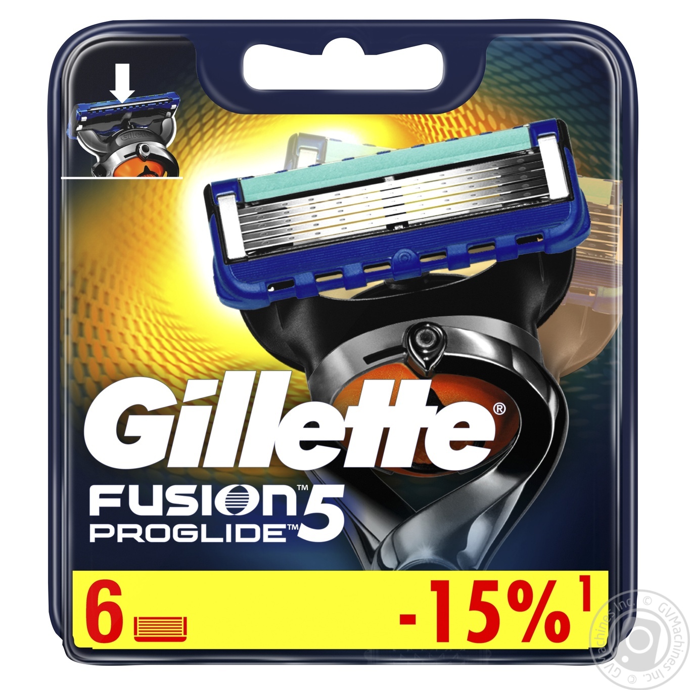 

Картриджи для бритья Gillette Fusion5 Proglide сменные 6шт