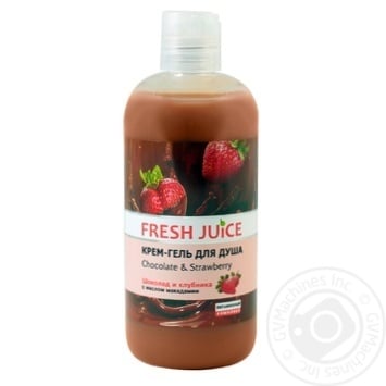 Крем-гель для душу Fresh Juice Chocolate & Strawberry 500мл - купити, ціни на - фото 1