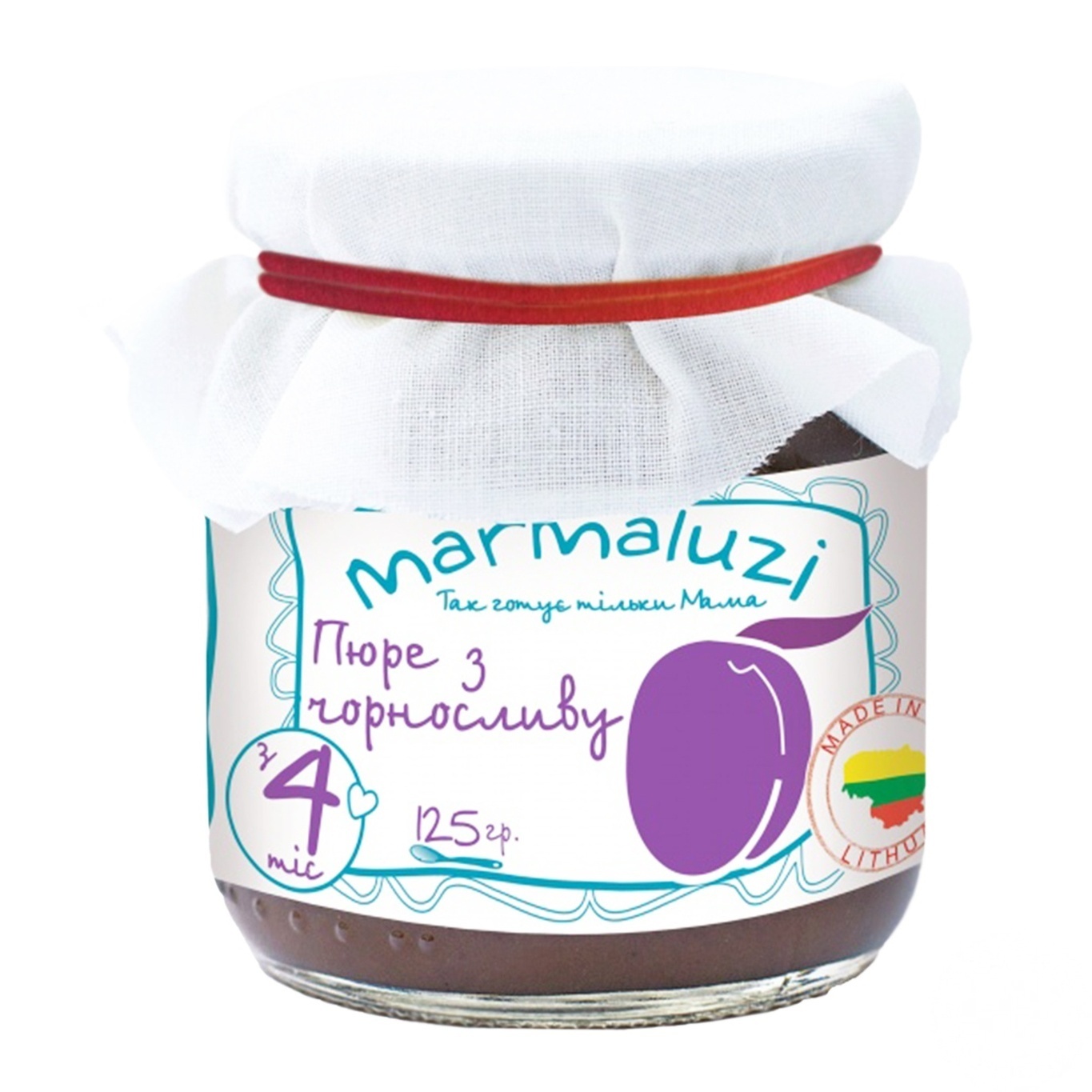 

Пюре Marmaluzi чернослив 125г