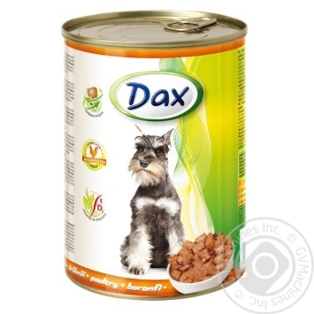 Dax Dog Food with Poultry 415g - buy, prices for MegaMarket - photo 1