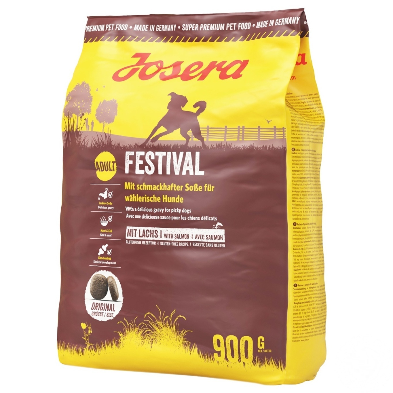 

Корм Josera Festival схой для требовательных собак 900г