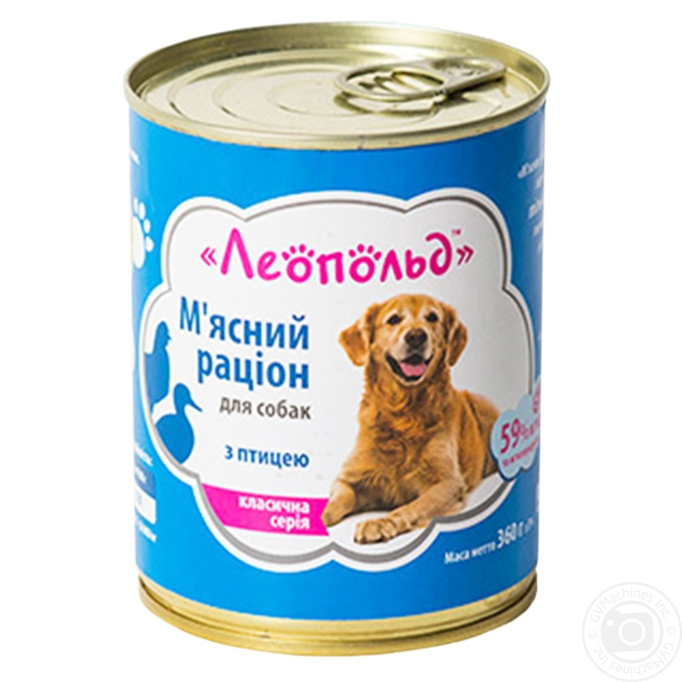 

Корм Леопольд с птицей для собак 360г