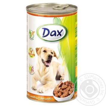 Корм для собак Dax з птицею 1240г - купити, ціни на ULTRAMARKET - фото 1