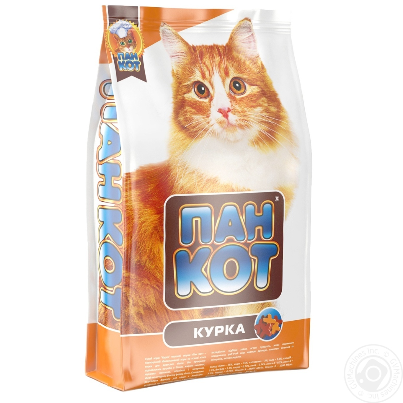 

Корм сухий Пан Кот курка 0,4кг х10