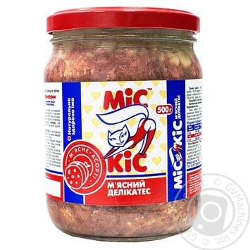 Miss Kis Myasnii Delikates Cat Food with Meat 500g - buy, prices for ULTRAMARKET - photo 1