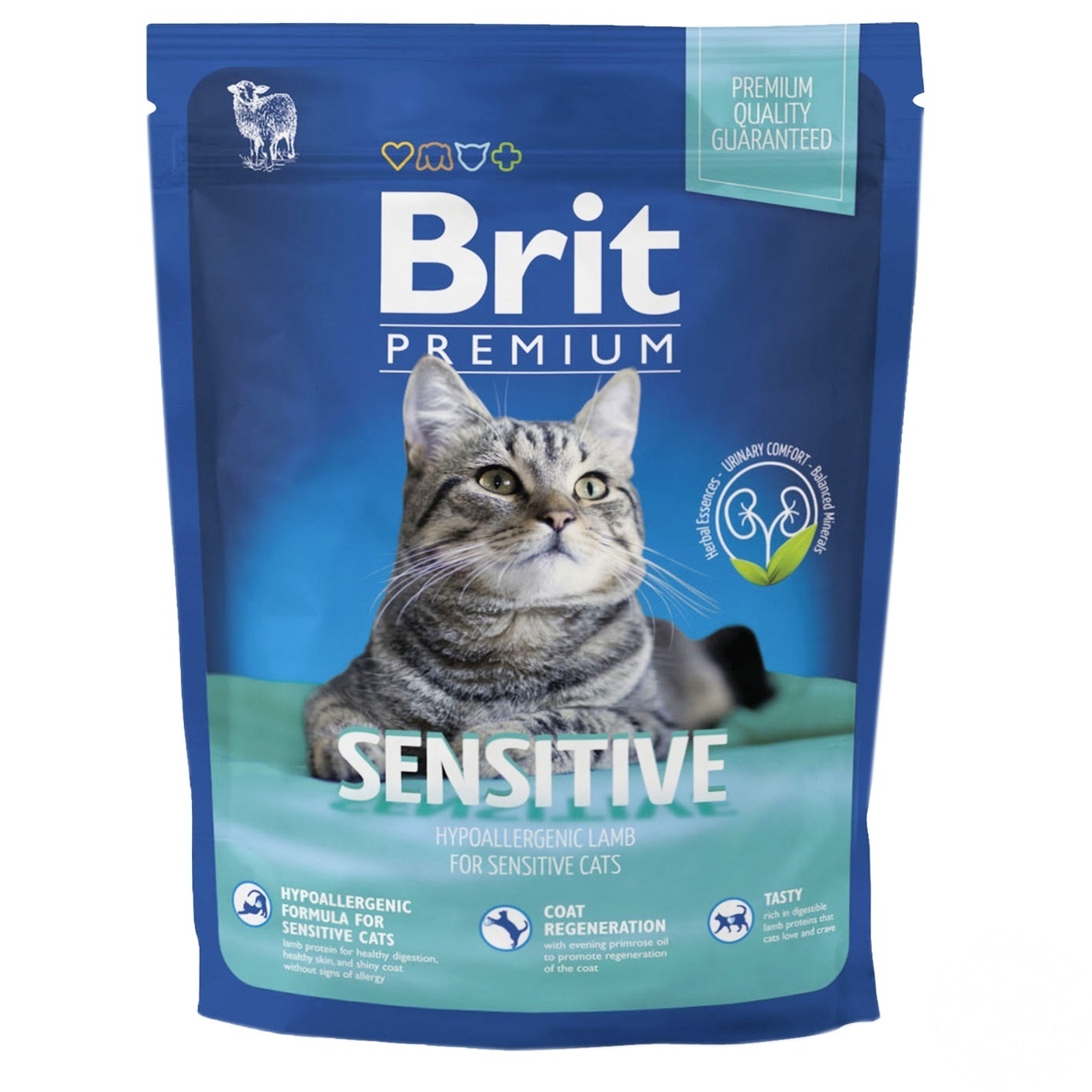 

Корм сухой Brit Premium ягненок для котов с чувствительным пищеварением 1.5кг