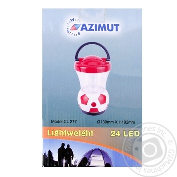 Фонарик Azimut 24LED светодиодный для кемпинга