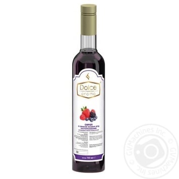 Dolce Aroma Syrup with Wild Berries Flavor 0.7l - buy, prices for NOVUS - photo 1