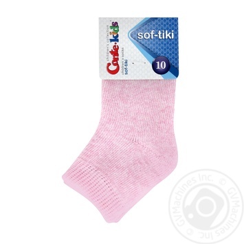 Шкарпетки дитячі Conte Kids Sof-Tiki р.10 світло-рожевий - купити, ціни на КОСМОС - фото 1