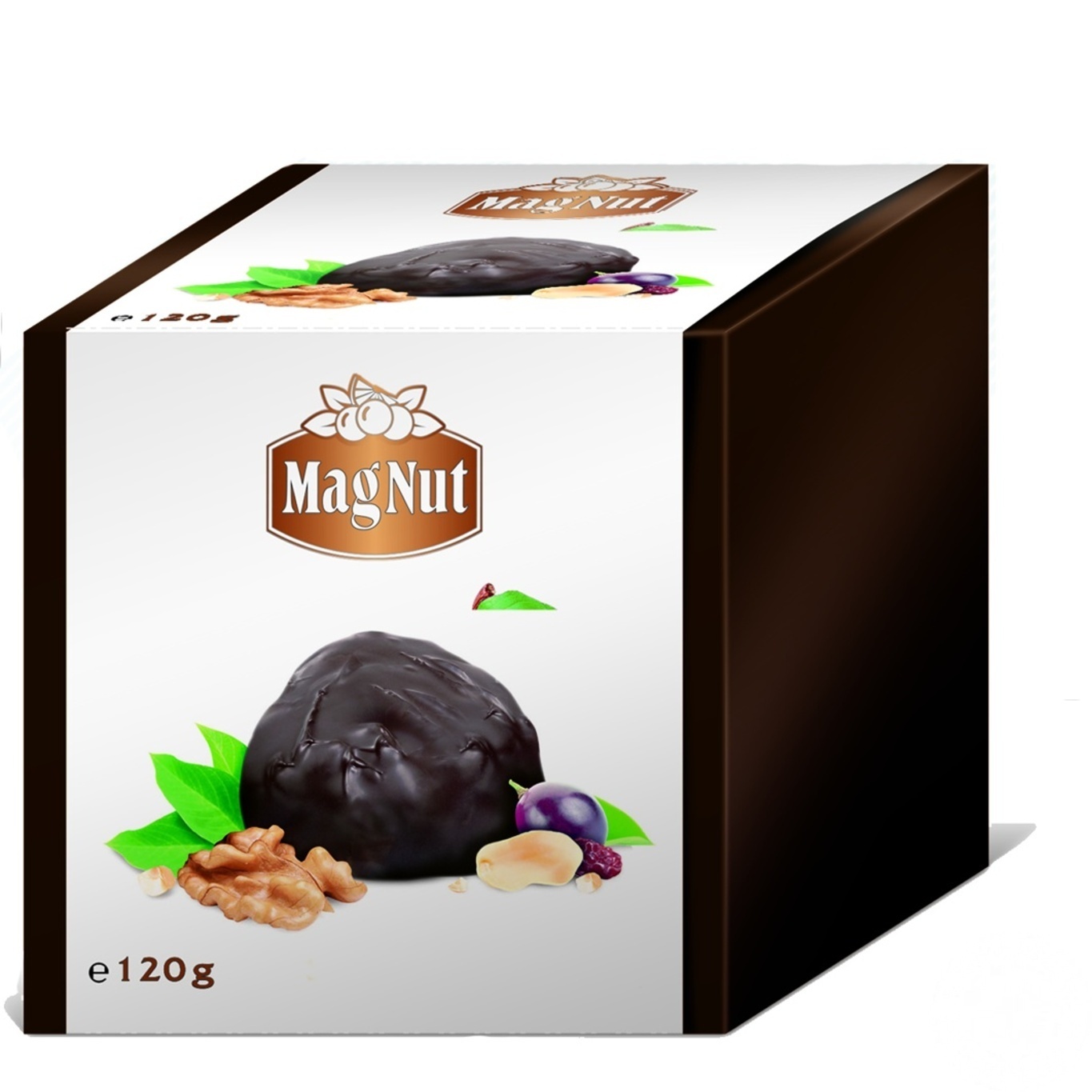 

Конфеты MagNut Chocks с арахисом и грецким орехом глазированные 120г
