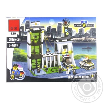 Enlighten Brick Police Station Construction Set 589elements - buy, prices for MegaMarket - photo 1