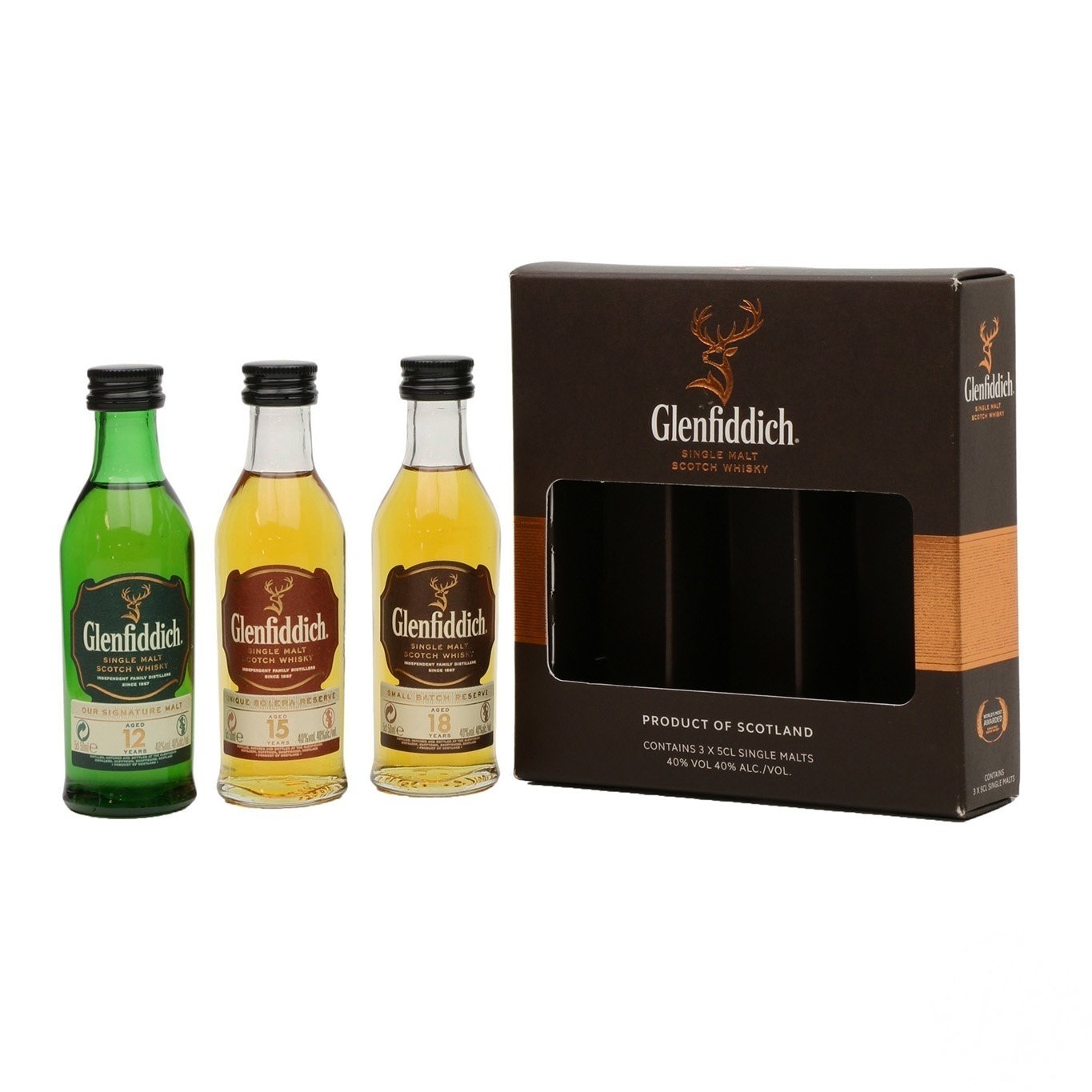 

Виски Glenfiddich Mix Pack 40% 3х50мл