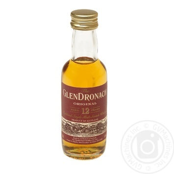 Виски Glen Dronach 12 лет 43% 0,05л