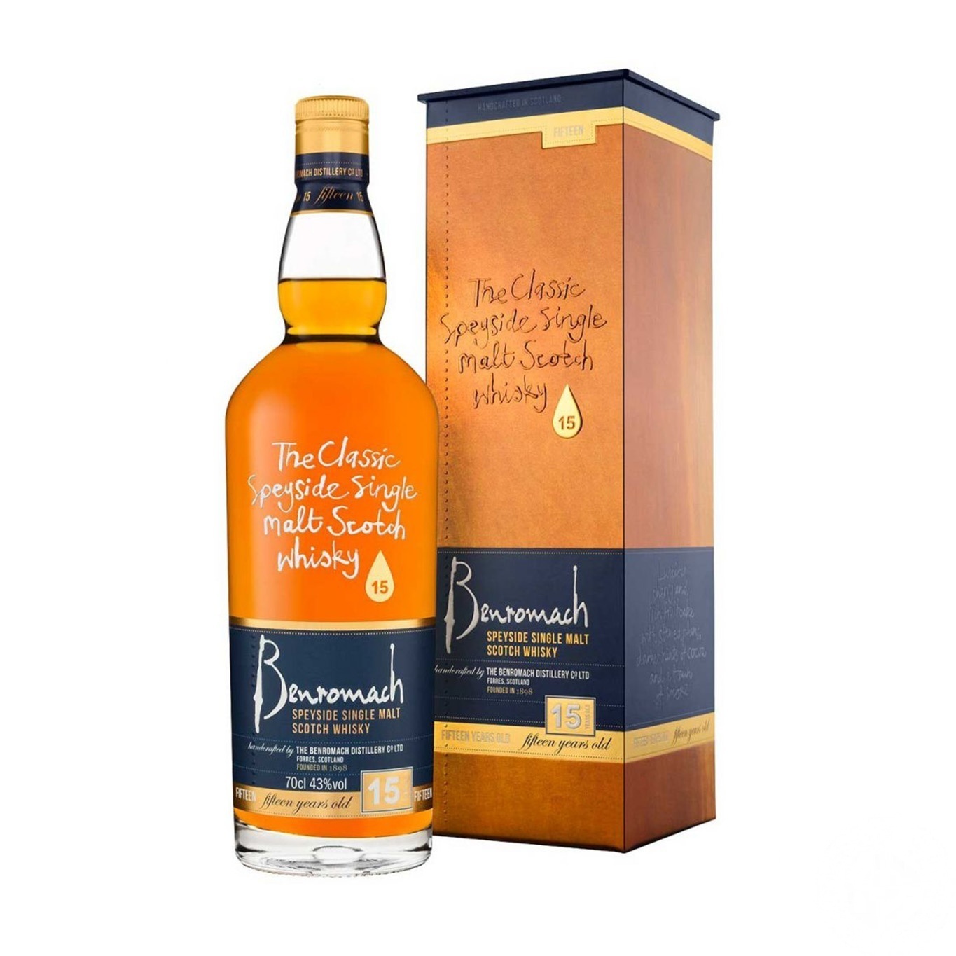 

Виски Benromach 15 лет 43% 0,7л в коробке