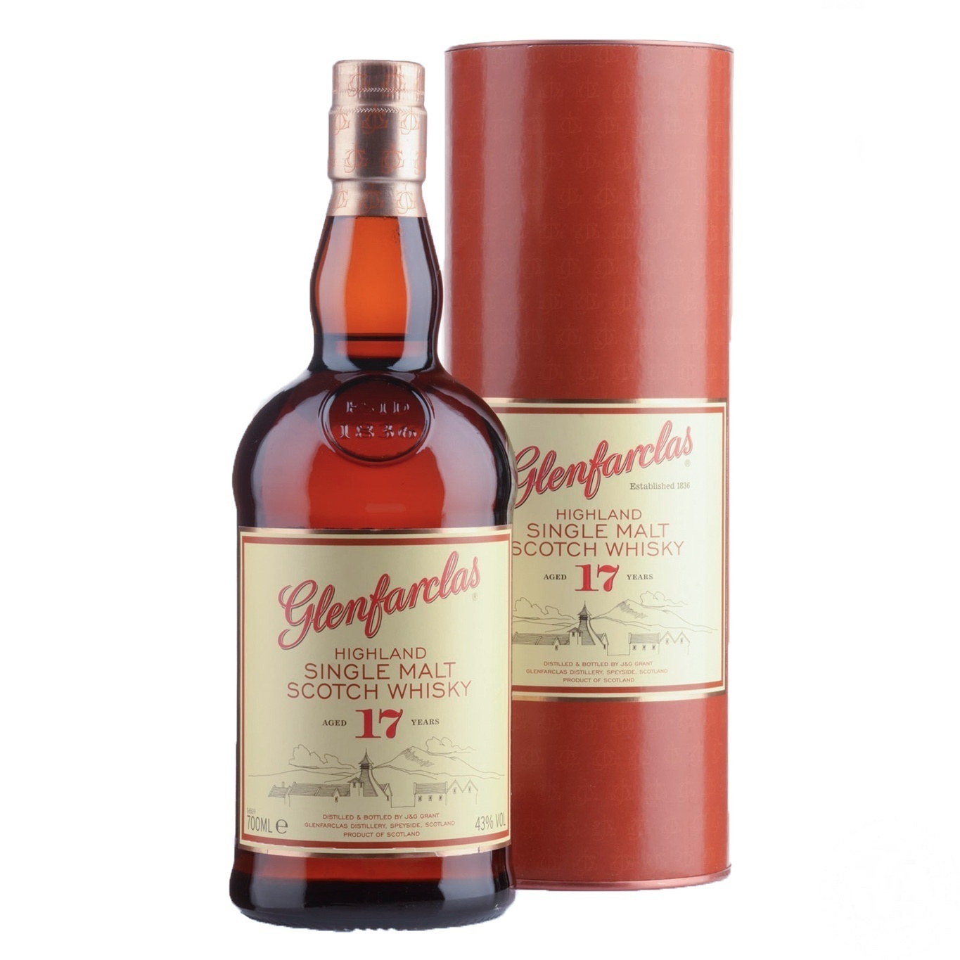 

Виски Glenfarclas 17y.o. 43% 0,7л