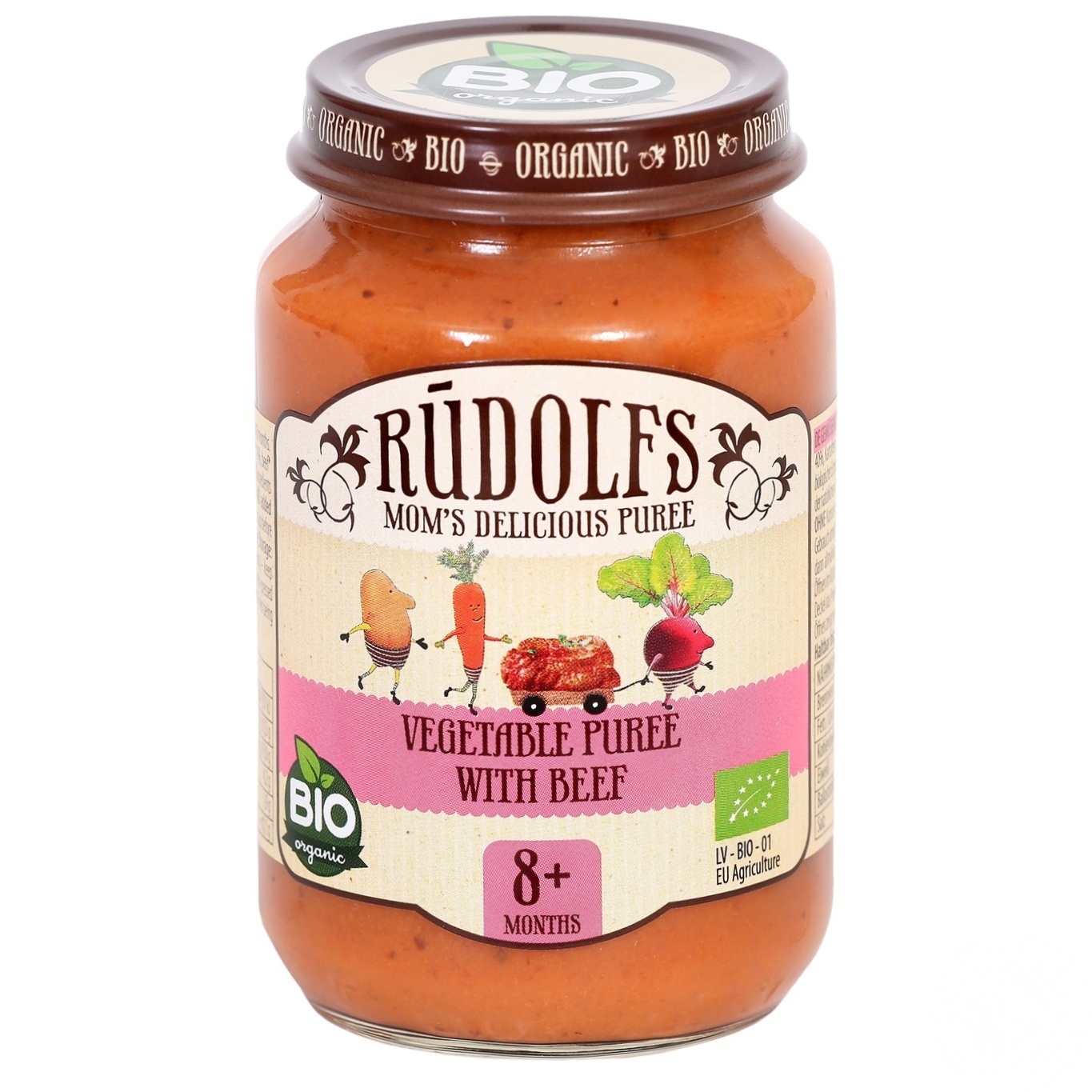 

Пюре Rudolfs телятина с овощами 190г