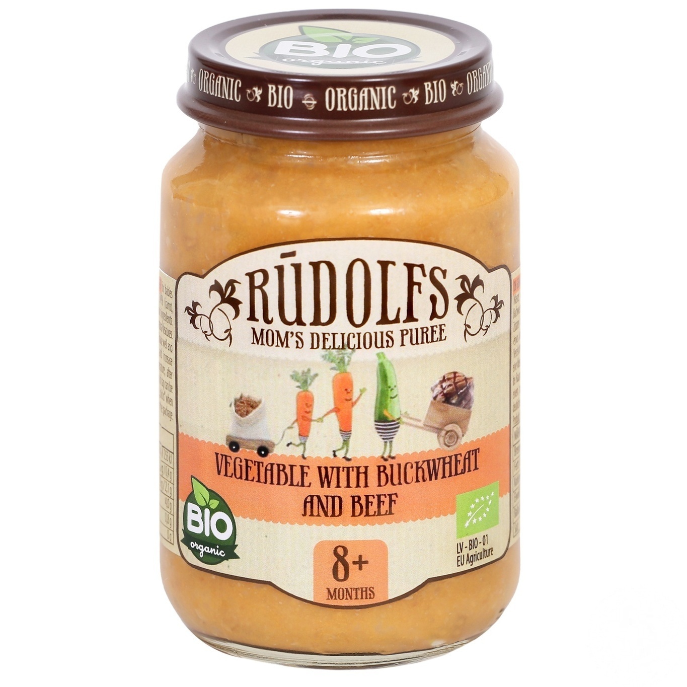 

Пюре Rudolfs овощи и гречка с курицей 190г