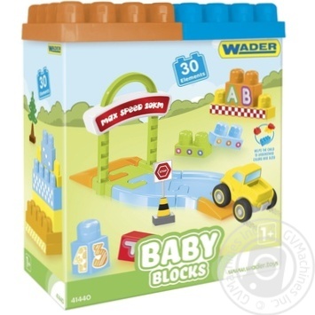 Конструктор Wader Baby Blocks мои первые кубики 30шт - купить, цены на Таврия В - фото 2