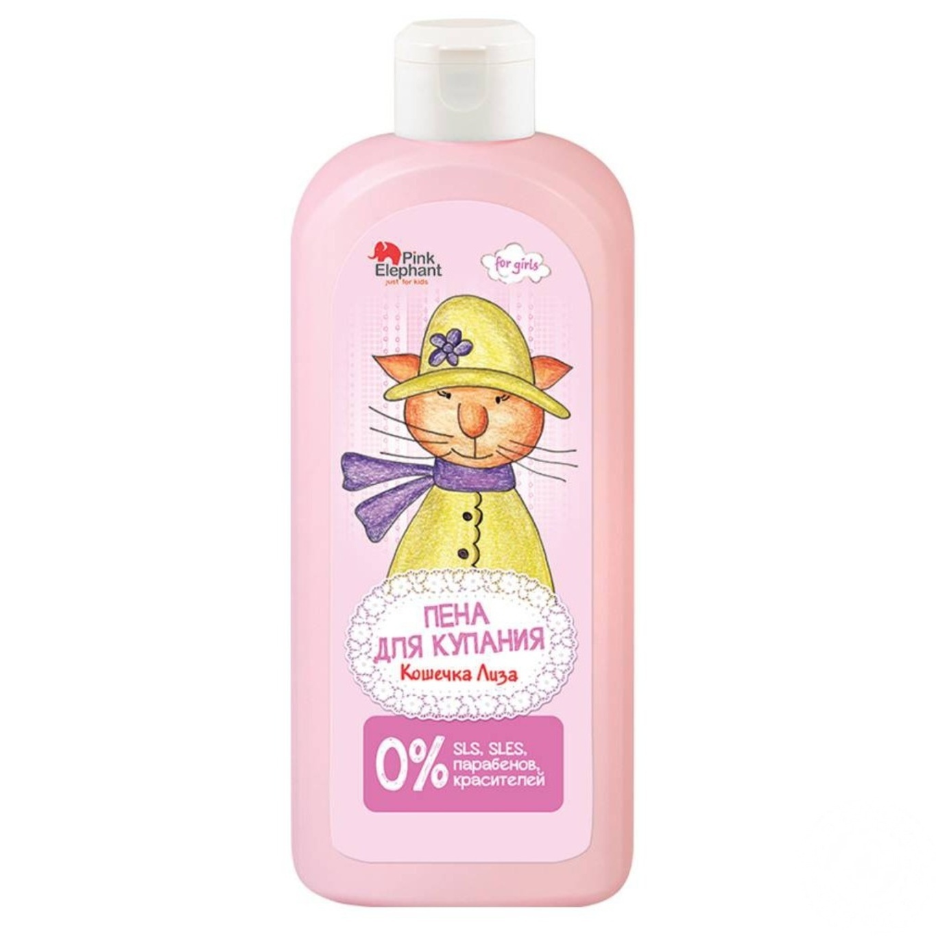 

Пена для ванн Pink Elephant Кошечка Лиза 500мл