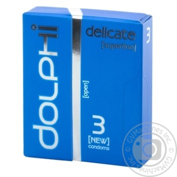 Презервативы Dolphi LUX Delicate 3шт