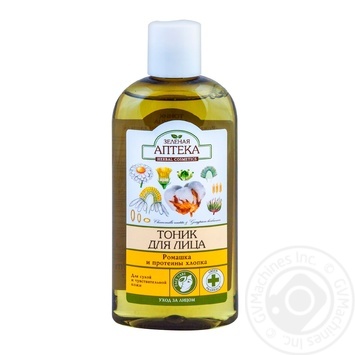 Zelenaya Apteka Tonic for Sensitive Skin Chamomile and Cotton Proteins 200ml - buy, prices for ULTRAMARKET - photo 2