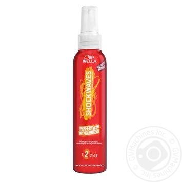 Wella Shockwaves Perfect Blow & Dry Volumiser Hairspray Lotion 150ml - buy, prices for MegaMarket - photo 1