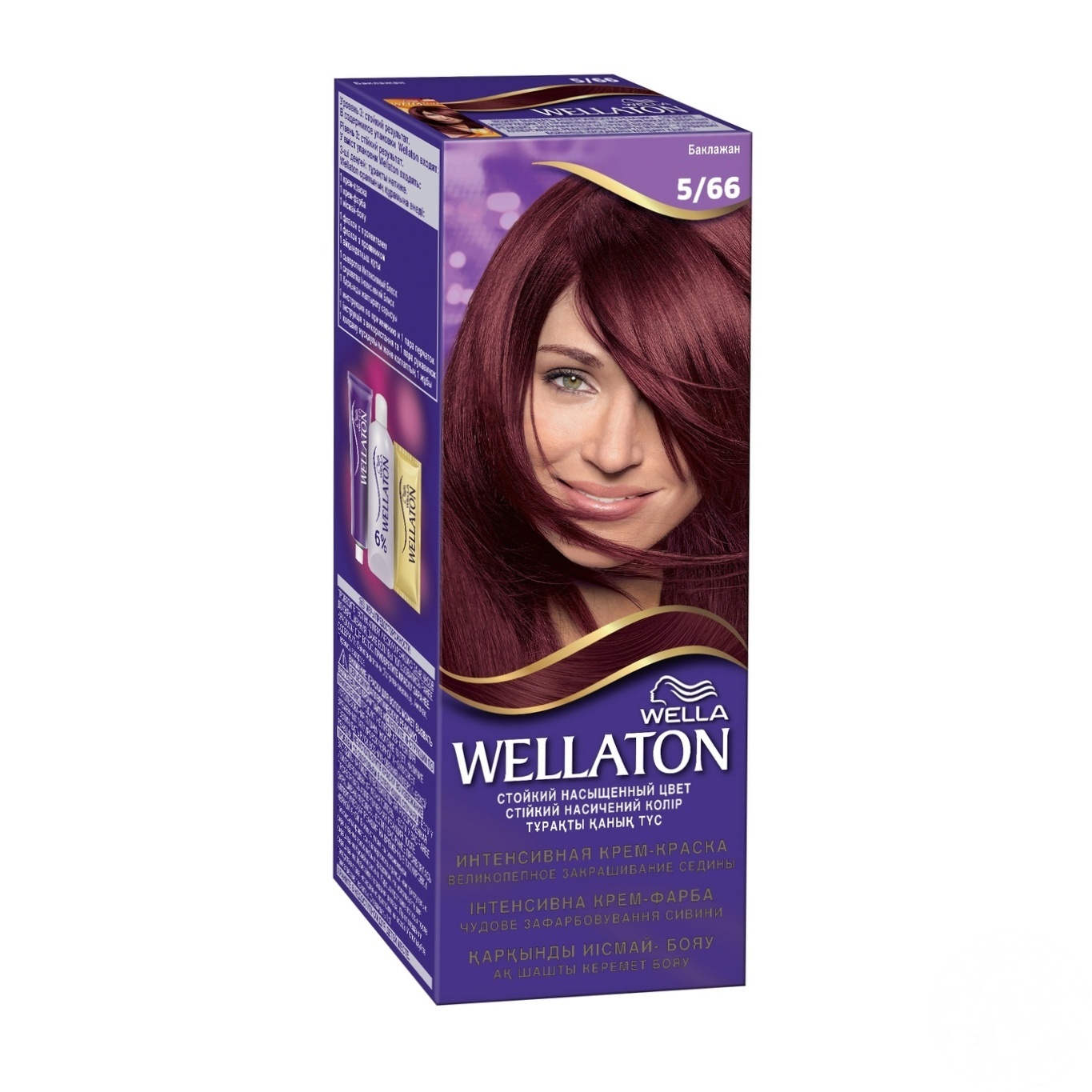 

Крем-краска для волос Wella Wellaton баклажан 5/66