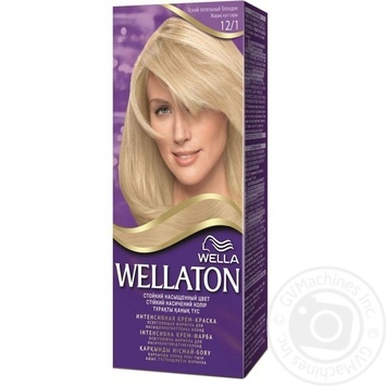 Краска для волос Wellaton №12/1 яркий пепельный блондин 1шт - купить, цены на МегаМаркет - фото 1