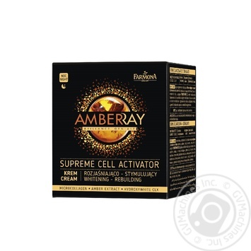 Крем для обличчя Amberray Бурштиновий нічний SPF30 50мл - купити, ціни на ULTRAMARKET - фото 1